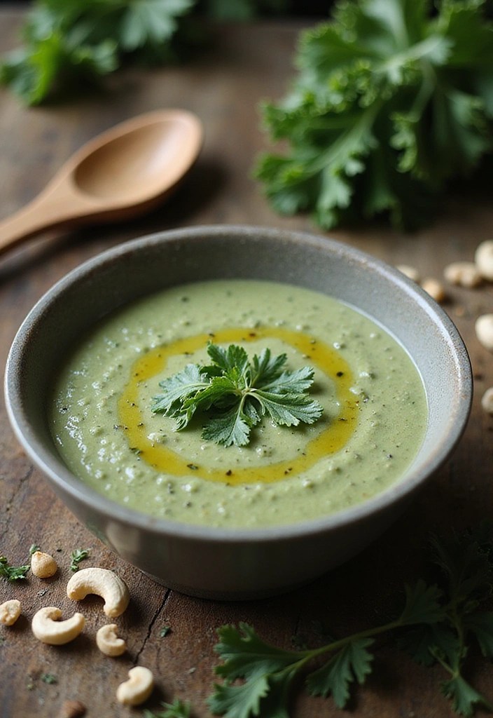 15 Vegan Kale Dishes That Will Make Even Meat-Lovers Drool! - 2. Creamy Vegan Kale Soup