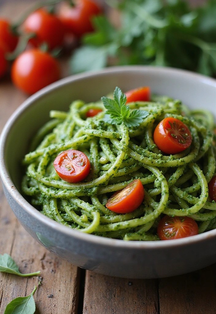 15 Vegan Kale Dishes That Will Make Even Meat-Lovers Drool! - 5. Kale Pesto Pasta
