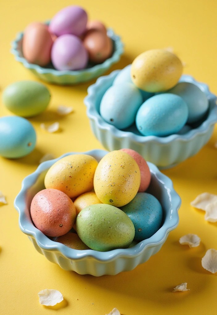25 Budget-Friendly Easter Decor Hacks That Look High-End (You Won't Believe #8!) - 19. Decorative Egg Bowls