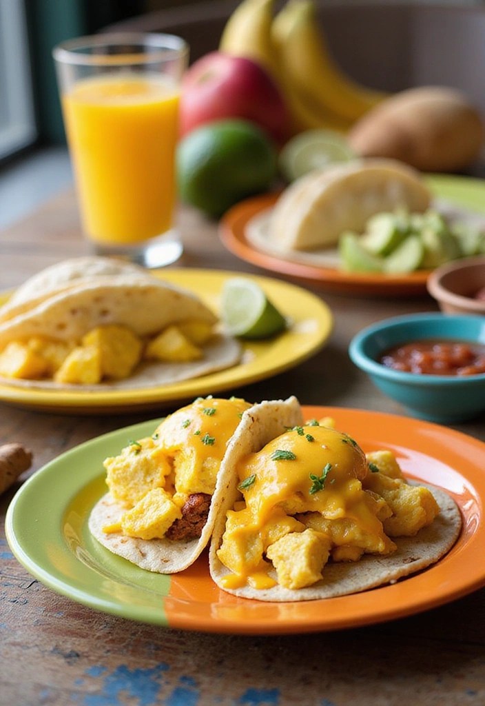 8 Fun Egg Recipes Your Kids Will Love (And Want to Make Together!) - 2. Egg and Cheese Breakfast Tacos