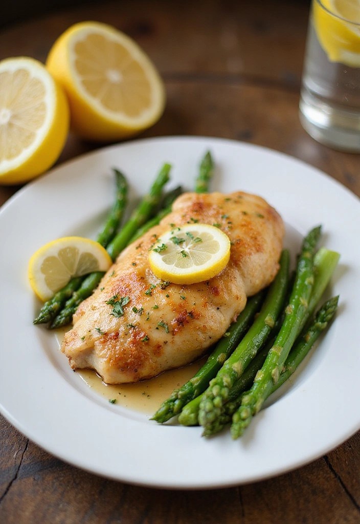 Healthy Dinner: 10 Nutritious and Delicious Recipes for Every Night! - 2. Lemon Garlic Chicken with Asparagus