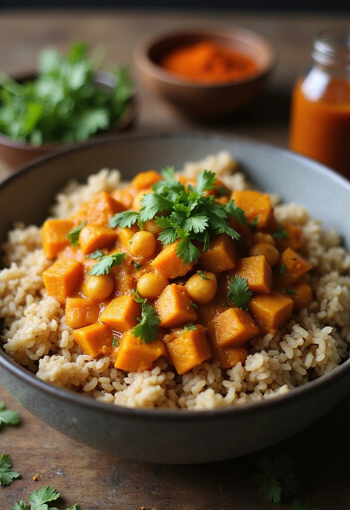 Healthy Dinner: 10 Nutritious and Delicious Recipes for Every Night! - 3. Sweet Potato & Chickpea Curry