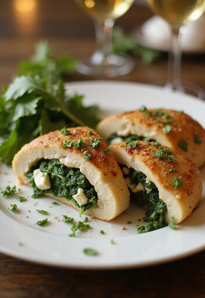 Healthy Dinner: 10 Nutritious and Delicious Recipes for Every Night! - 7. Spinach and Feta Stuffed Chicken