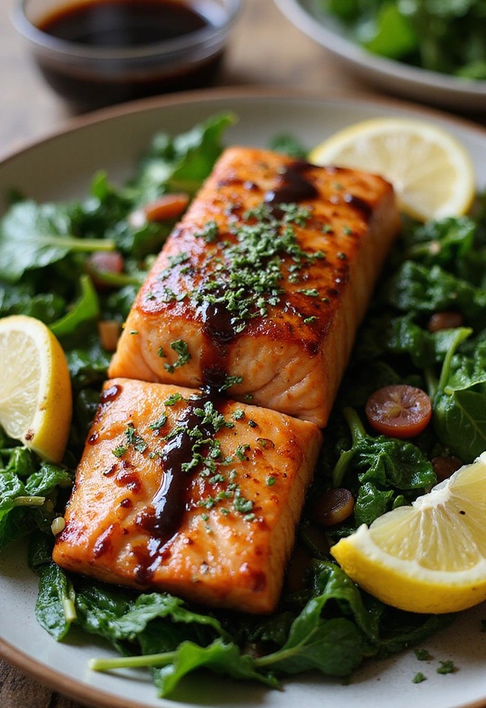 How to Make Healthy Dinner Salmon That Even the Kids Will Ask for Seconds! - 11. Balsamic Glazed Salmon