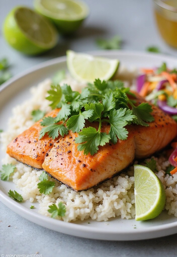 How to Make Healthy Dinner Salmon That Even the Kids Will Ask for Seconds! - 12. Cilantro Lime Salmon