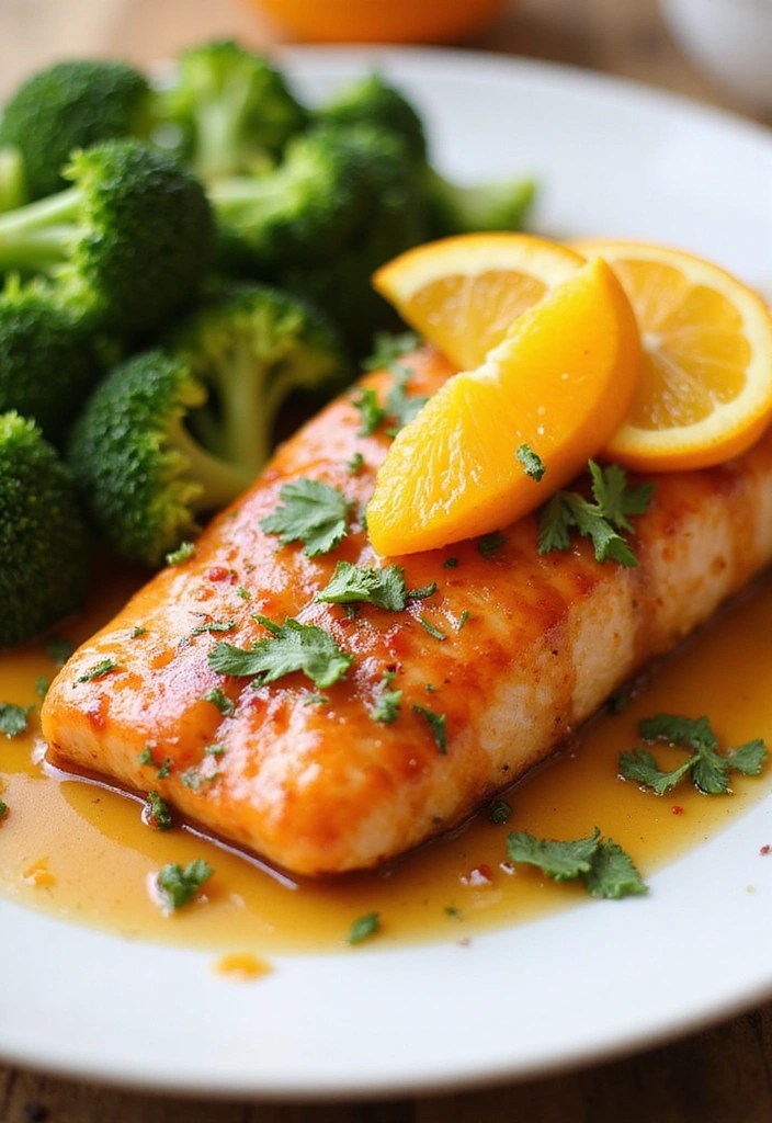 How to Make Healthy Dinner Salmon That Even the Kids Will Ask for Seconds! - 14. Orange Glazed Salmon