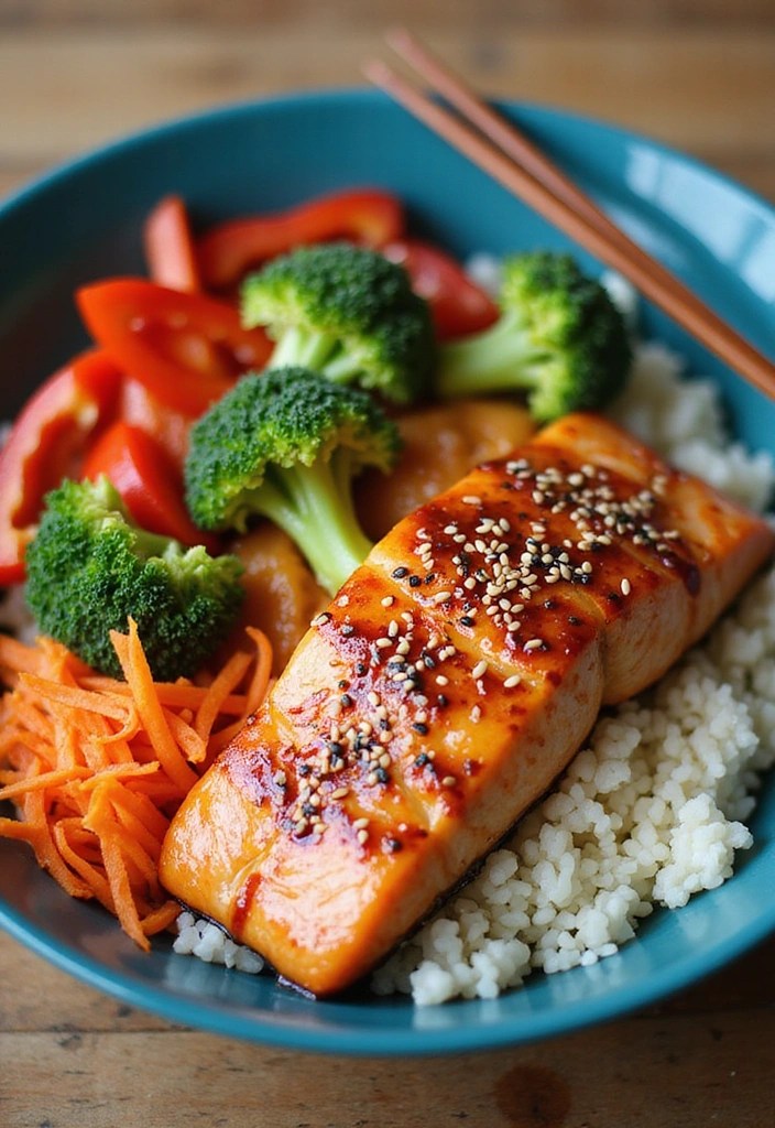 How to Make Healthy Dinner Salmon That Even the Kids Will Ask for Seconds! - 3. Teriyaki Salmon Bowls