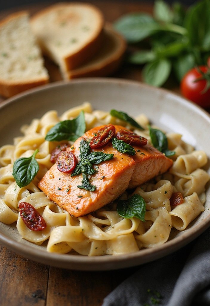 How to Make Healthy Dinner Salmon That Even the Kids Will Ask for Seconds! - 6. Creamy Tuscan Salmon