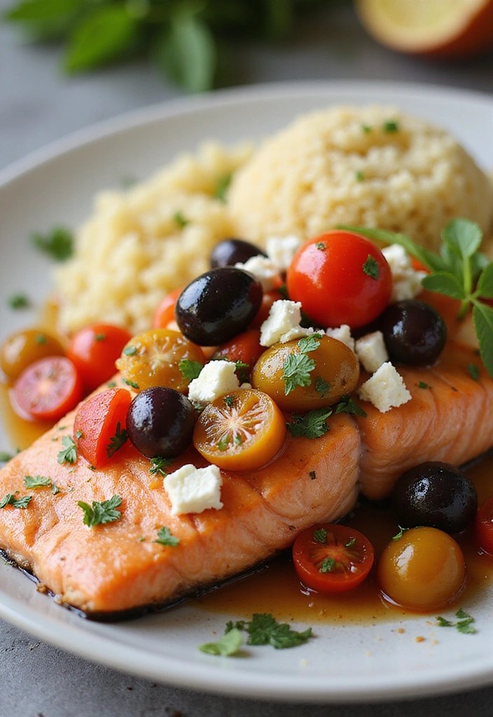 How to Make Healthy Dinner Salmon That Even the Kids Will Ask for Seconds! - 9. Mediterranean Salmon