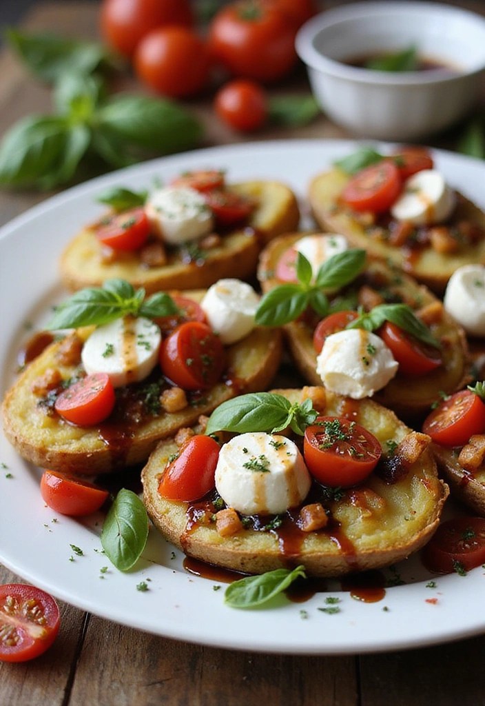 11 Savory Baked Potato Recipes You'll Be Craving (Especially #4!) - 11. Caprese Baked Potatoes