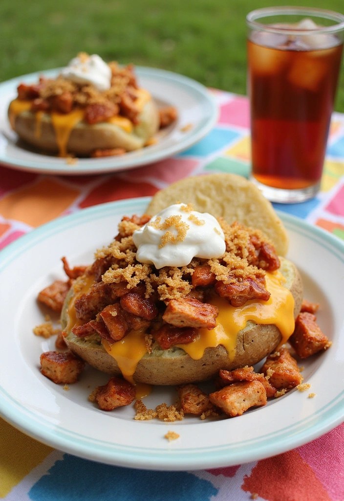 11 Savory Baked Potato Recipes You'll Be Craving (Especially #4!) - 2. Loaded BBQ Chicken Baked Potatoes
