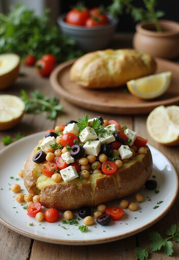 11 Savory Baked Potato Recipes You'll Be Craving (Especially #4!) - 3. Mediterranean Stuffed Baked Potatoes
