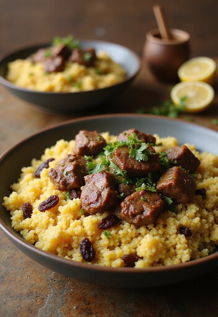 15 Low-Calorie Healthy Lamb Lunches You’ll Crave (Even on a Diet!) - 12. Moroccan Lamb and Couscous Bowl