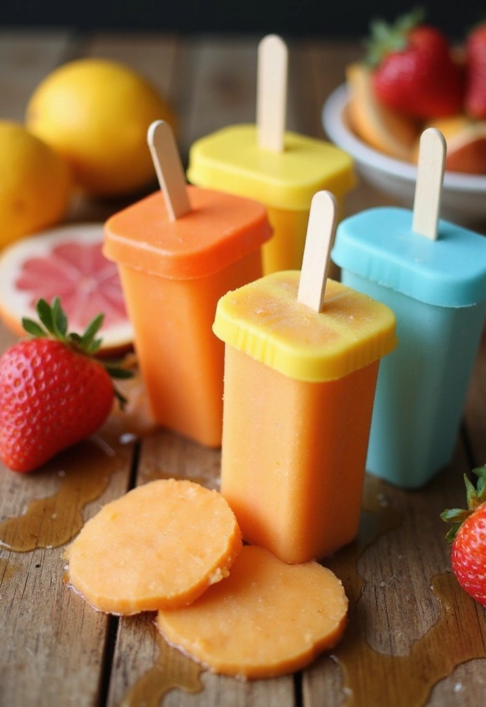 16 Sweet Potato Desserts That Are So Good, You’ll Want to Bake Them All! - 15. Sweet Potato Popsicles