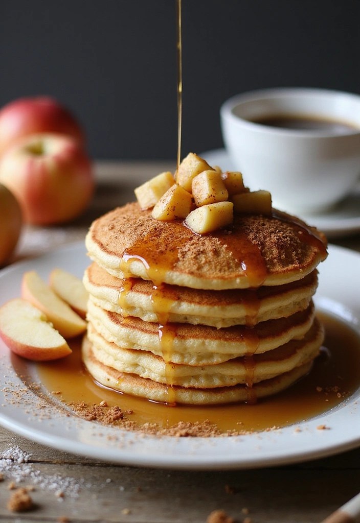 7 Delicious Apple Breakfast Recipes to Start Your Day Right (Wait Until You Try #4!) - 1. Fluffy Apple Cinnamon Pancakes