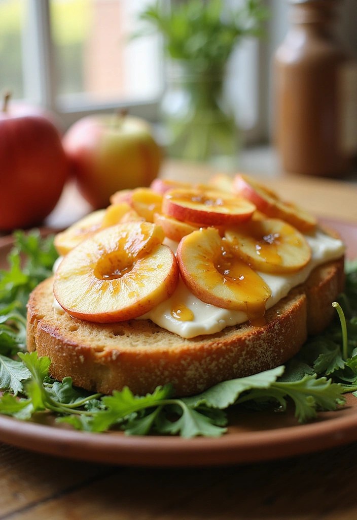 7 Delicious Apple Breakfast Recipes to Start Your Day Right (Wait Until You Try #4!) - 4. Apple and Cheese Breakfast Toasts (Must-Try!)
