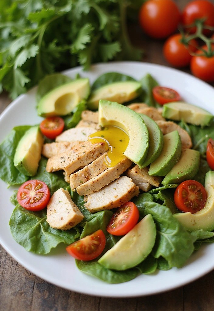 Discover the Nutritional Power of Healthy Chicken Gizzards: 7 Recipes You Can't Miss! - 4. Chicken Gizzard Salad with Avocado